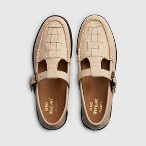 GH Bass Mary Jane Fisherman Super Lug Weejuns loafer sz 6.5